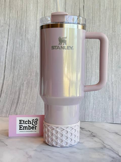 Stanley Quencher H2.0 FlowState™ Tumbler|40 Oz| Pink Aster Shimmer(Imported Premium Quality)