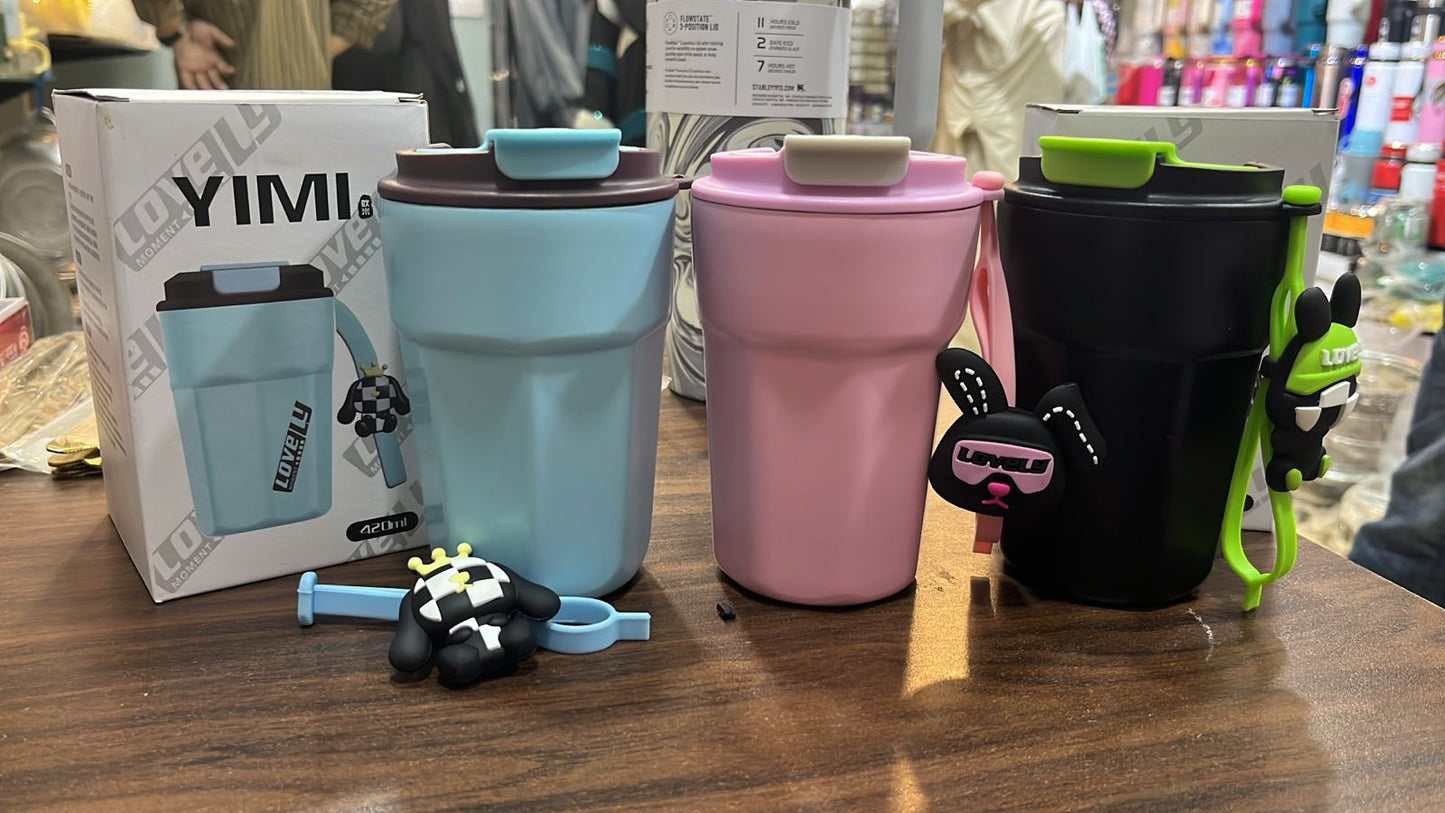 Yimi coffee insulated mug ( imported )