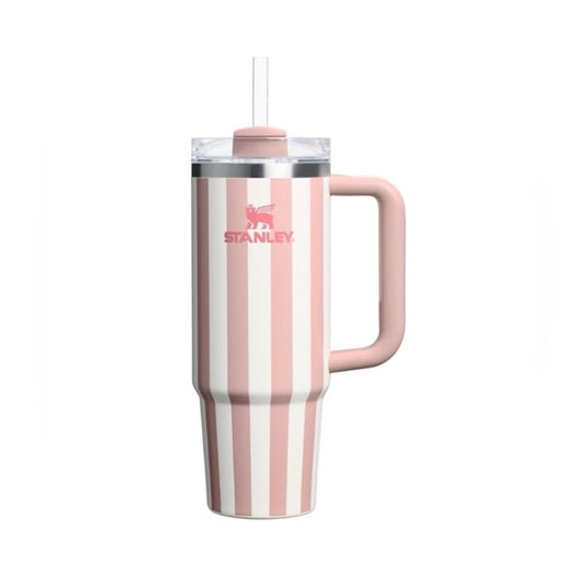 Stanley Quencher H2.0 FlowState™ Tumbler |40 oz| Peach Whip Cabana Gloss(Premium Quality Imported)