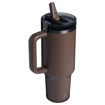 The Quencher ProTour FlipStraw Tumbler | LeakProof |40oz| Espresso (Imported Premium Quality)