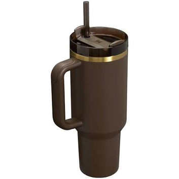 Stanley Quencher H2.0 FlowState™ Tumbler |40 Oz| CHOCO GOLD (Premium Quality Imported)