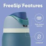 Owala FreeSip® | 32 Oz | Denim (Limited Edition)