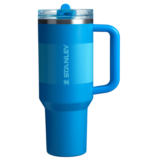 The Quencher ProTour Flip Straw Tumbler40oz ( leakproof)Azure Fade(PremiumQuality)