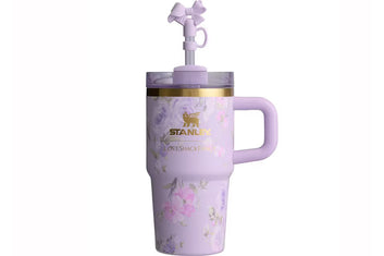 The Stanley X LoveShackFancy Holiday Quencher |20 Oz| Happy Thoughts ( Gift Box )