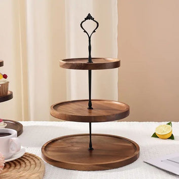 Bamboo Made Serving Stand
3 tier