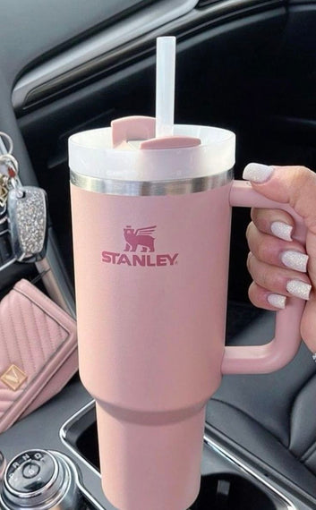 Stanley Quencher H2.0 FlowState™ Tumbler |40 oz| Cherry Blossom