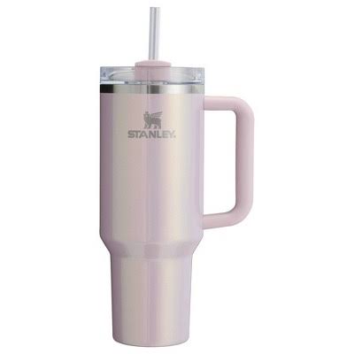 Stanley Quencher H2.0 FlowState™ Tumbler|40 Oz| Pink Aster Shimmer(Imported Premium Quality)