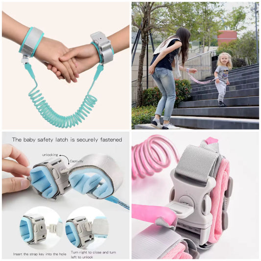 New Anti Lost Wrist Safety Wrist Leash for Toddlers,Babies & Kids, Wrist Traction Rope for Shopping & Travel 2M
