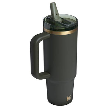 The Quencher ProTour FlipStraw Tumbler | LeakProof |40oz| Cypress (Premium Quality)