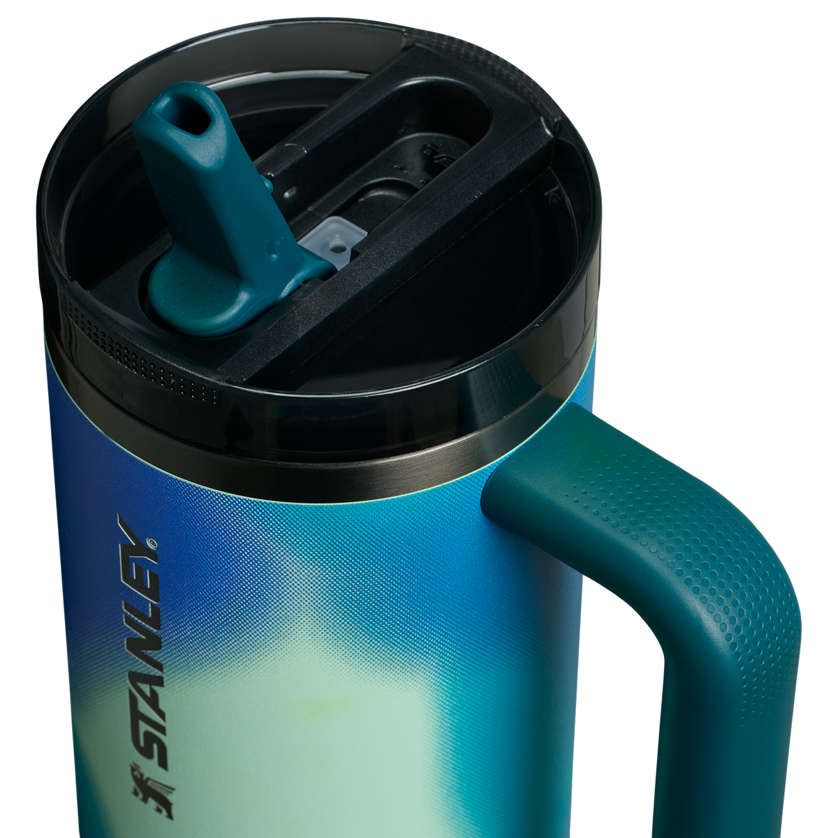 The Quencher ProTour Flip Straw Tumbler | 40 OZ Coastal Teal Motion