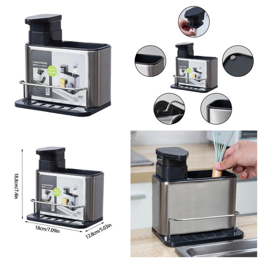 Sink Tidy With Soap Dispenser