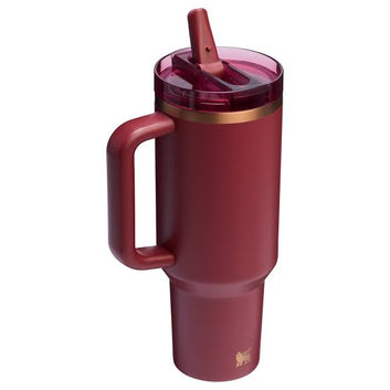 The Quencher ProTour FlipStraw Tumbler| LeakProof |40 Oz| Pomegrenate (Premium Quality)