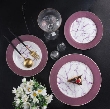 18 pc UK PARLIAMENT PLATE SET