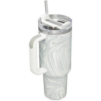 Stanley Quencher H2.0 FlowState™ Tumbler |40 Oz| Polar Swirl (Premium Quality Imported)