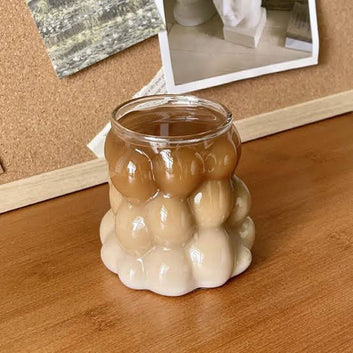 400ml Bubble
Shape Coffee Glass - Modern &AestheticBorosilicate
Drinkware