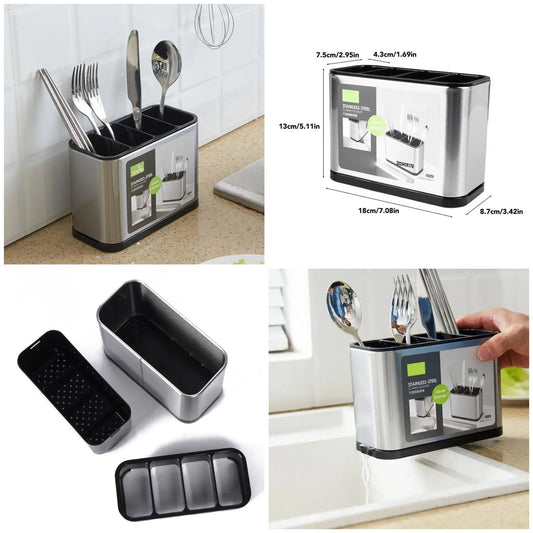 Cutlery organizer stainless steel