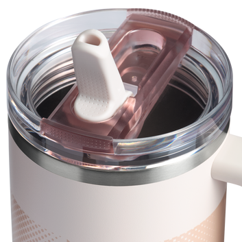 The New Frequency Quencher ProTour Flip Straw Tumbler | 40 OZ  RoseQuartz Fade