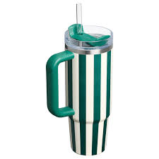 Stanley Quencher H2.0 FlowState™ Tumbler |40 Oz| Emerald Cabana Gloss (Premium Quality Imported)