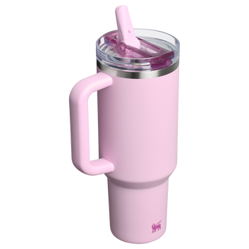 The Quencher ProTour Flip Straw Tumbler | 40 OZ | Cherry Blossom (Imported Premium Quality)