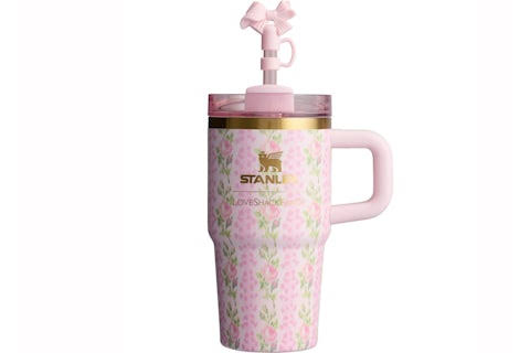The Stanley X LoveShackFancy Holiday Quencher |20 Oz| Blooming Heirloom (fancy gift packaging)