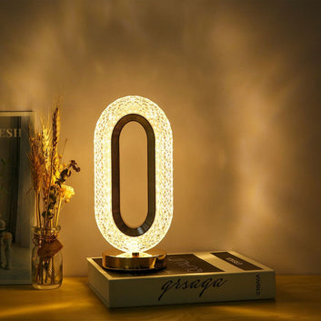 Oval Rechargeable Decorative Table Lamp