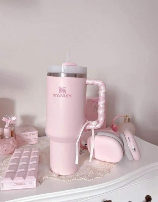 Stanley Quencher H2.0 FlowState™ Tumbler |40 oz| Cherry Blossom( Imported Premium Quality )